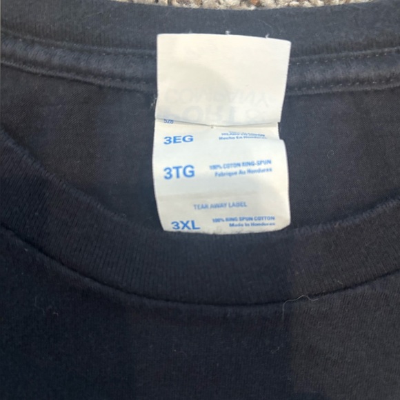 Black Graphic T-Shirt with Van Gogh Design - Picture 3 of 4